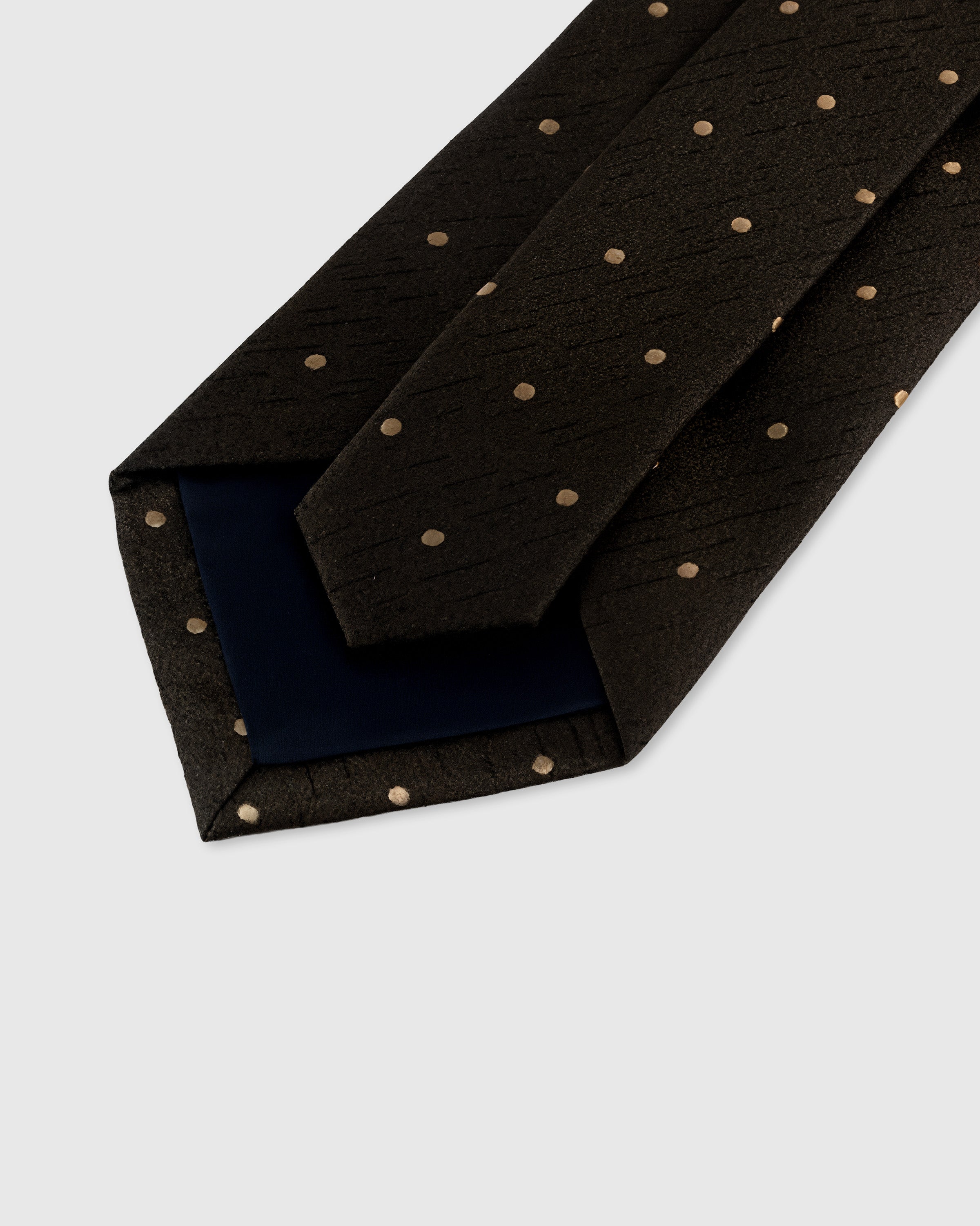 ONYX GOLD DOT TIE
