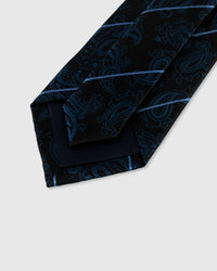 TIE NA MAY PAISLEY STRIPE SA ONYX