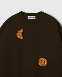 DOUBLE CROISSANT SWEATSHIRT