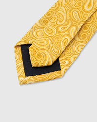 SAFFRON PAISLEY TIE