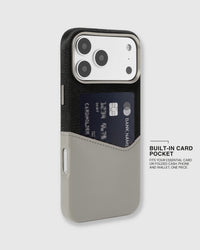 WALLET PHONE CASE — BLACK STONE