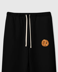 DOUBLE CROISSANT PLUSH SWEATPANTS