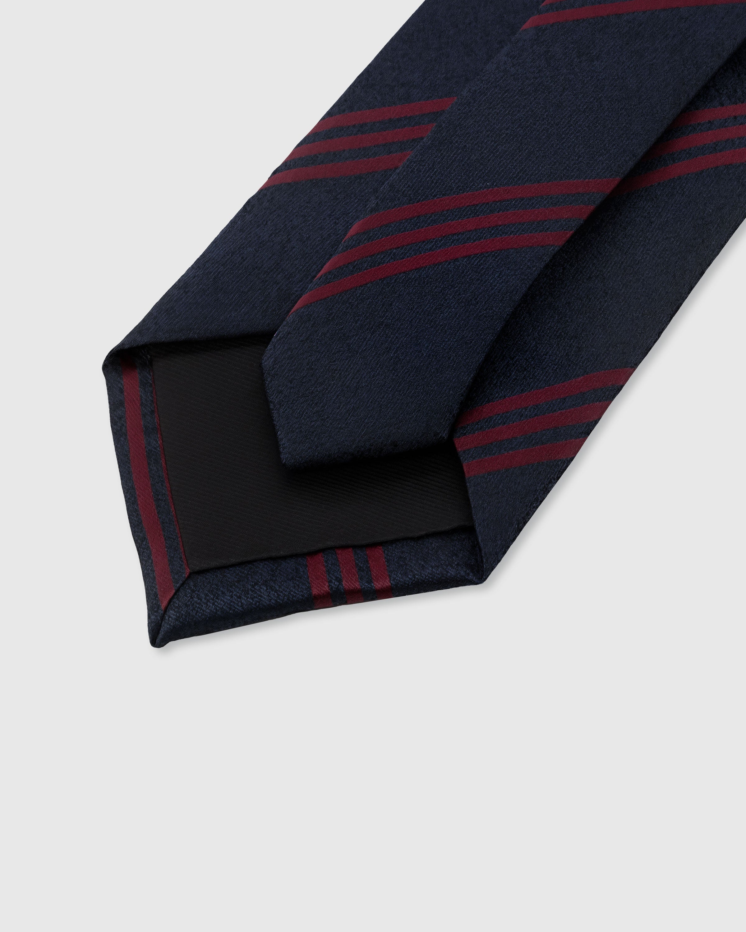 NAVY CRIMSON STRIPE TIE