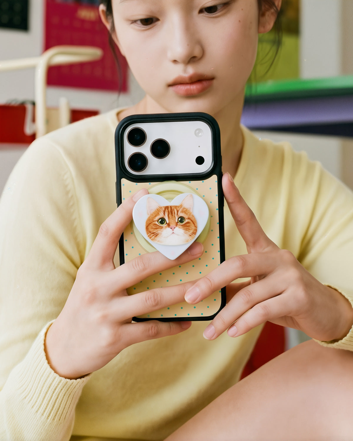 GINGER CAT PHONE CASE