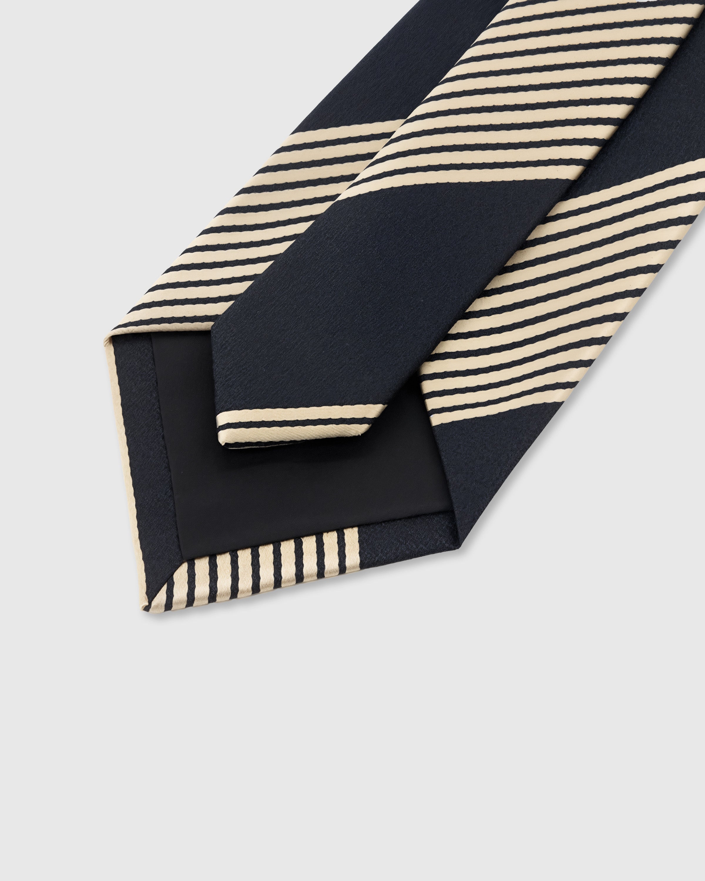 MIDNIGHT BLOCK STRIPE TIE