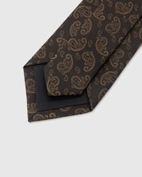 ESPRESSO PAISLEY TIE