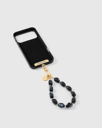 OBSIDIAN AGATE PHONE STRAP