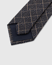 ONYX WINDOWPANE TIE