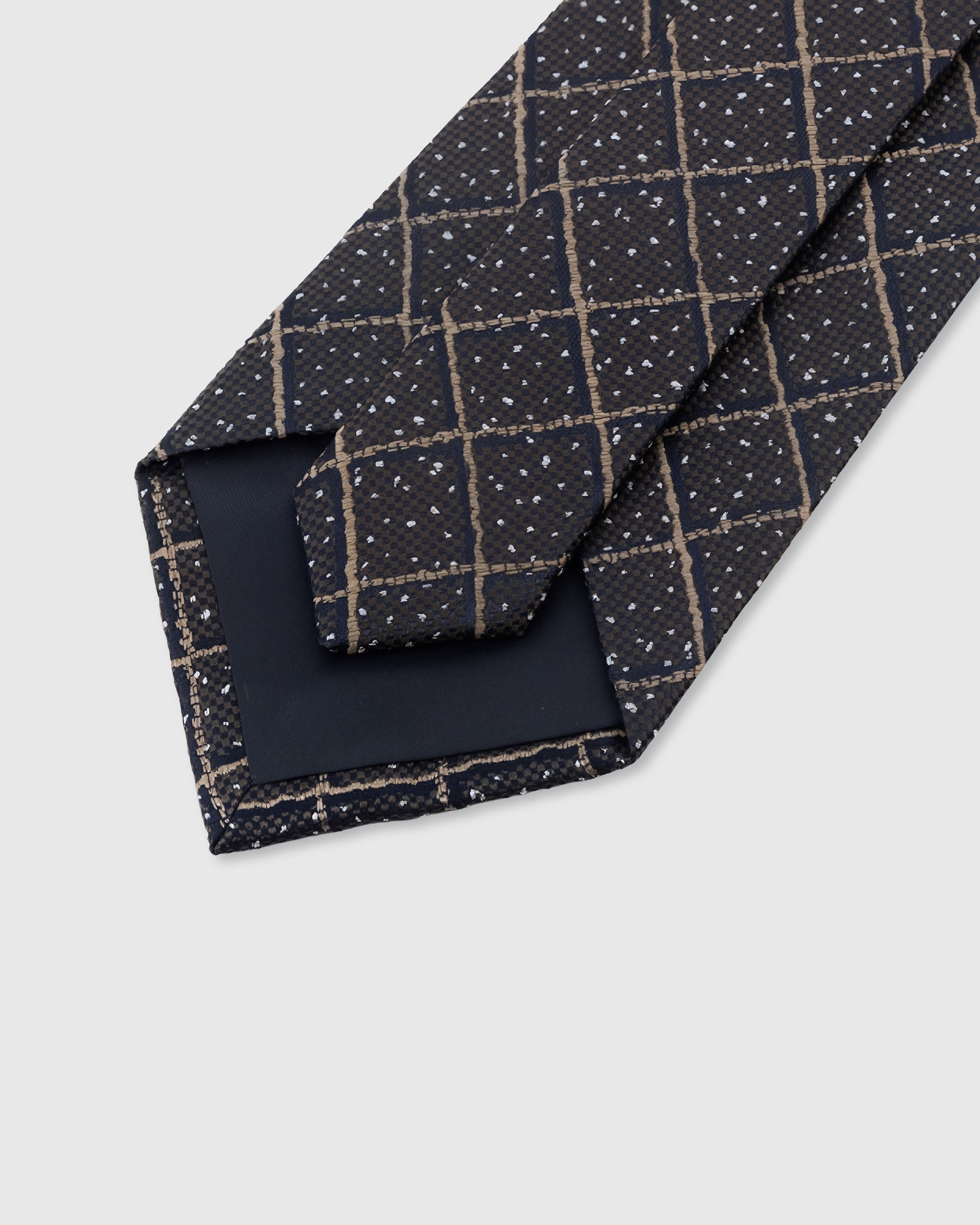 ONYX WINDOWPANE TIE