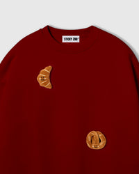 DOUBLE CROISSANT SWEATSHIRT