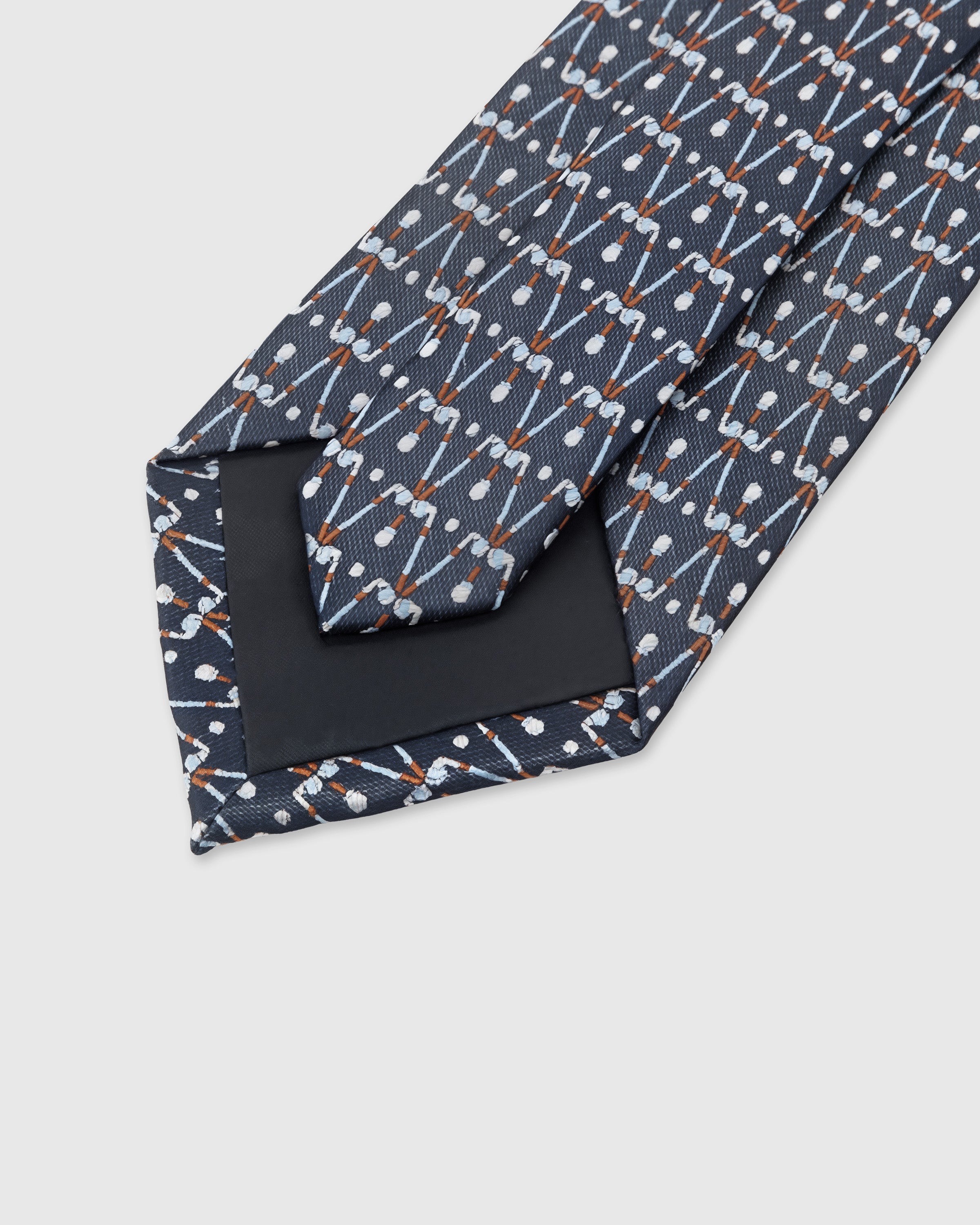 SLATE GEOMETRIC TIE