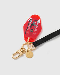 RUBY RACER LEATHER PHONE STRAP