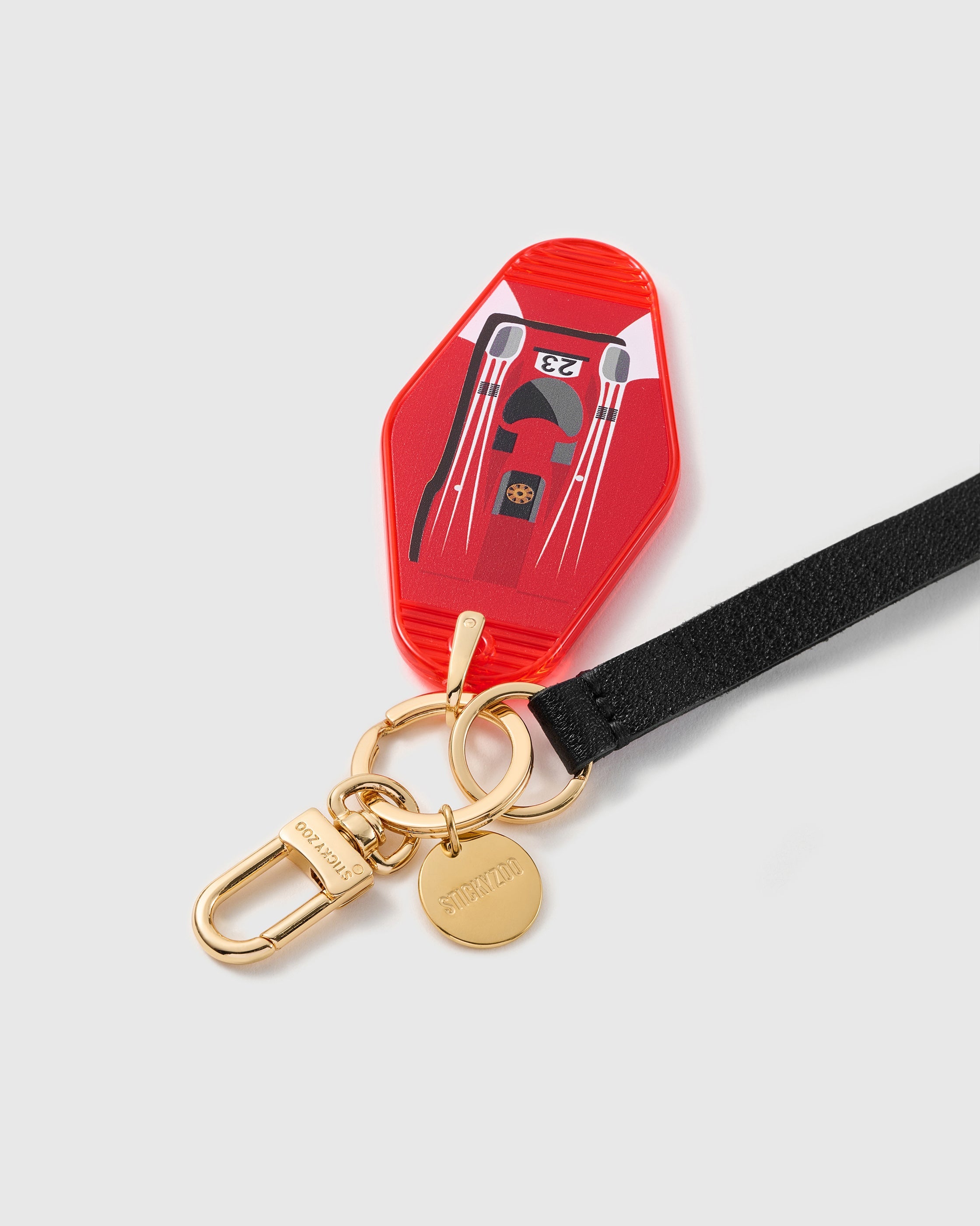 RUBY RACER LEATHER PHONE STRAP