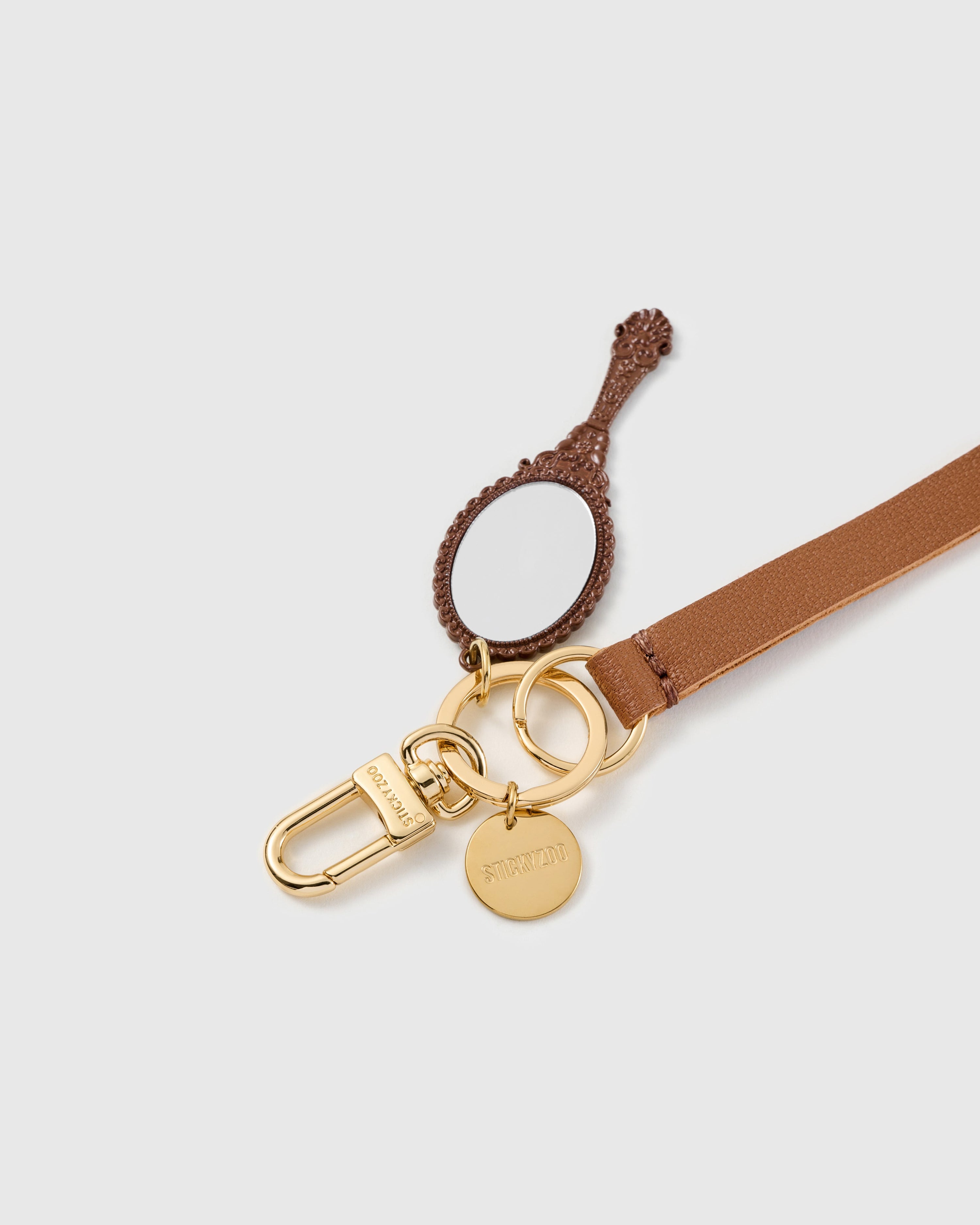 HEIRLOOM MIRROR LEATHER PHONE STRAP