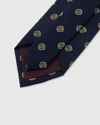 MIDNIGHT ROSETTE TIE