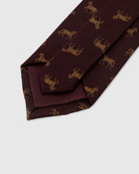 GARNET STALLION TIE