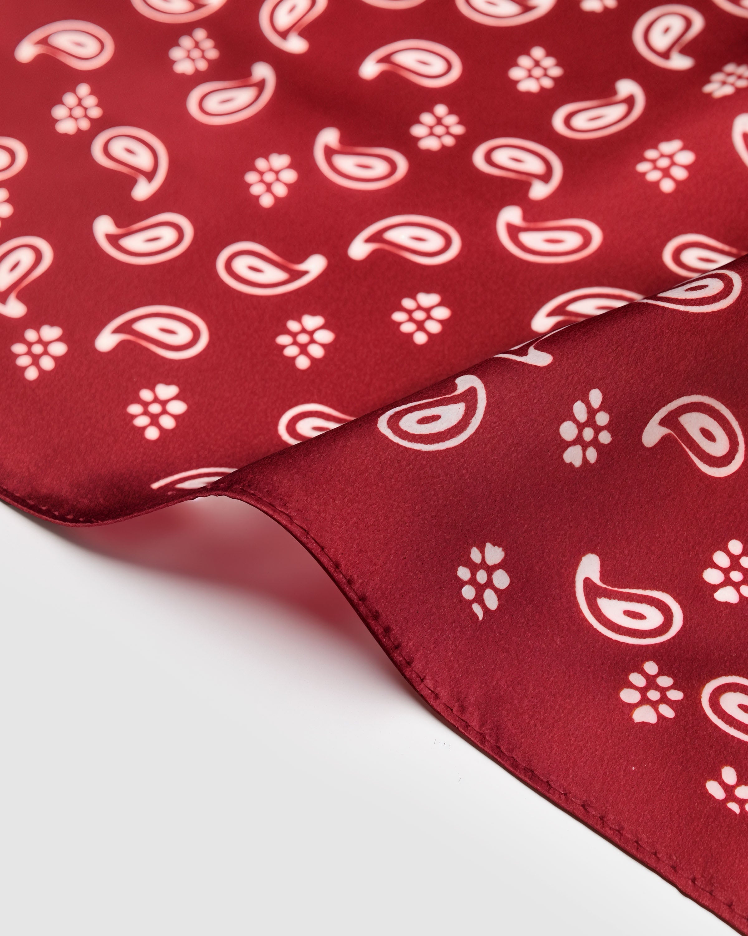 CARDINAL BANDANA SILK SCARF