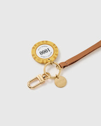GOLDEN CHIP LEATHER PHONE STRAP