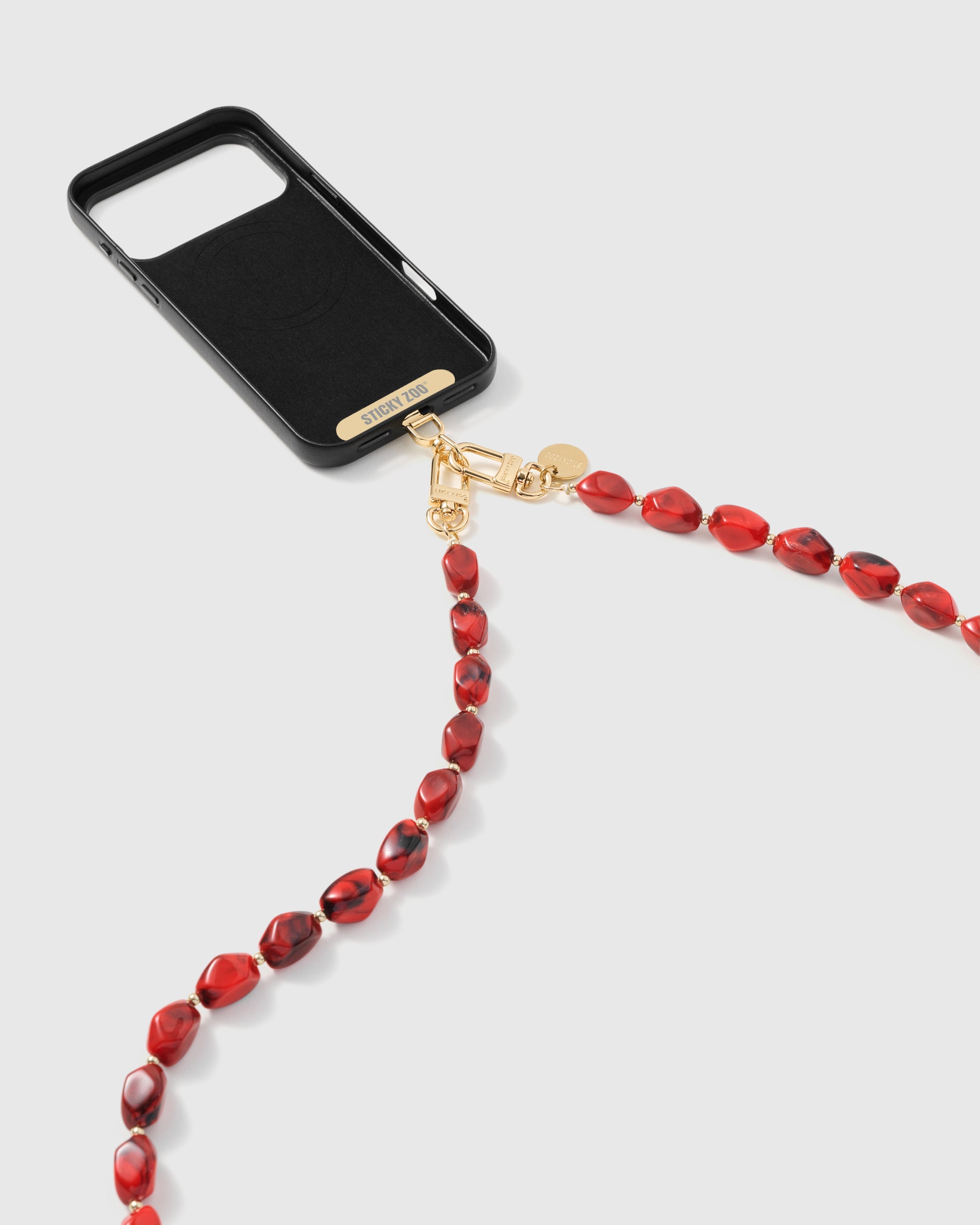 RUBY SMOKE CROSS-BODY PHONE STRAP