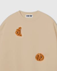 DOUBLE CROISSANT SWEATSHIRT