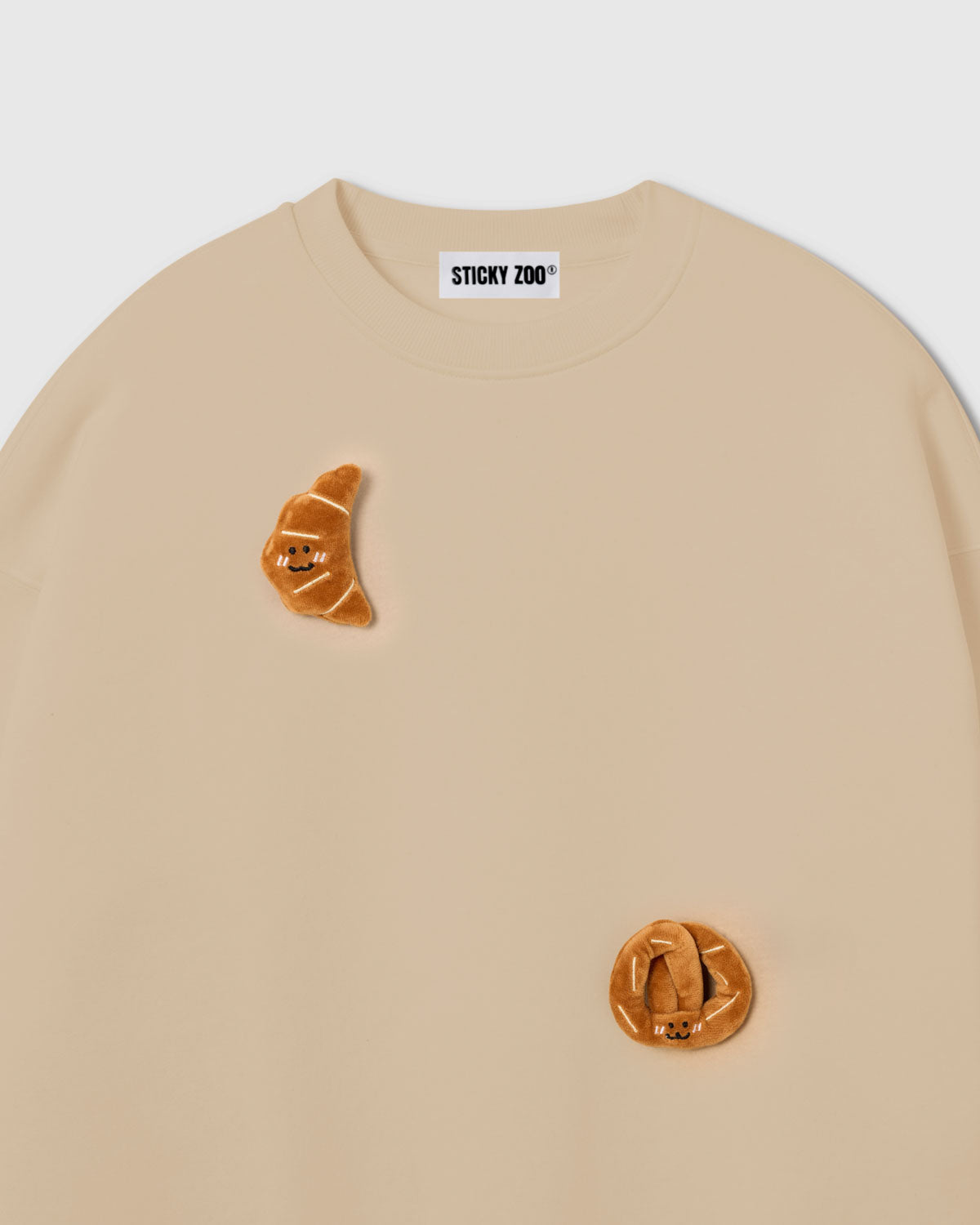 DOUBLE CROISSANT SWEATSHIRT