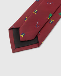 CRIMSON HOLIDAY TIE