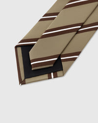 KHAKI COLLEGIATE TIE