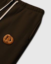 DOUBLE CROISSANT PLUSH SWEATPANTS