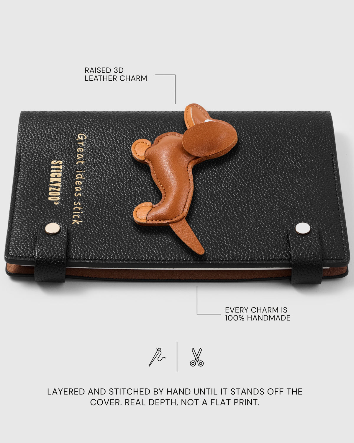 BROWN DACHSHUND RUN NOTEBOOK