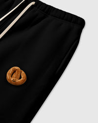 DOUBLE CROISSANT PLUSH SWEATPANTS