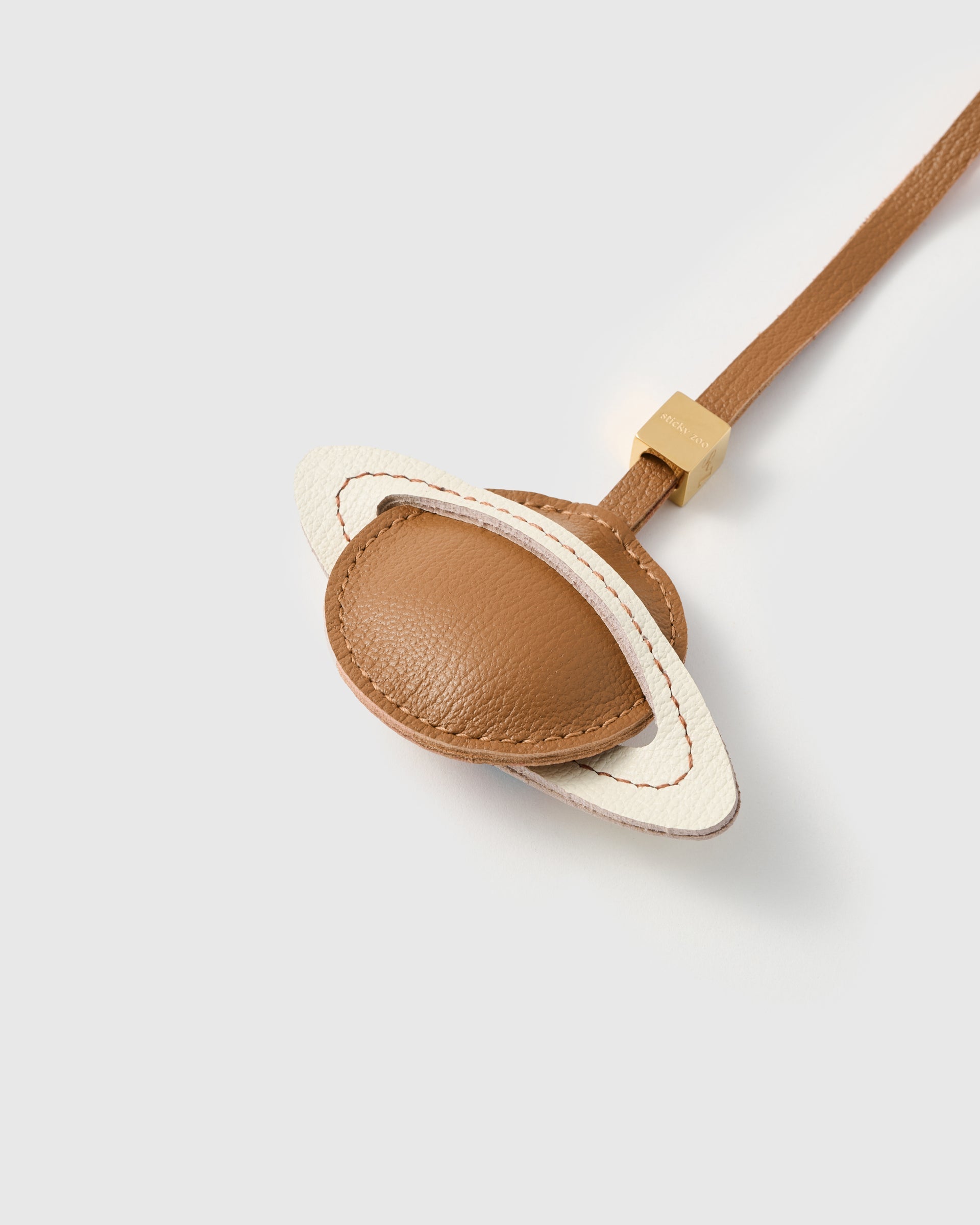 SATURN LEATHER BAG CHARM