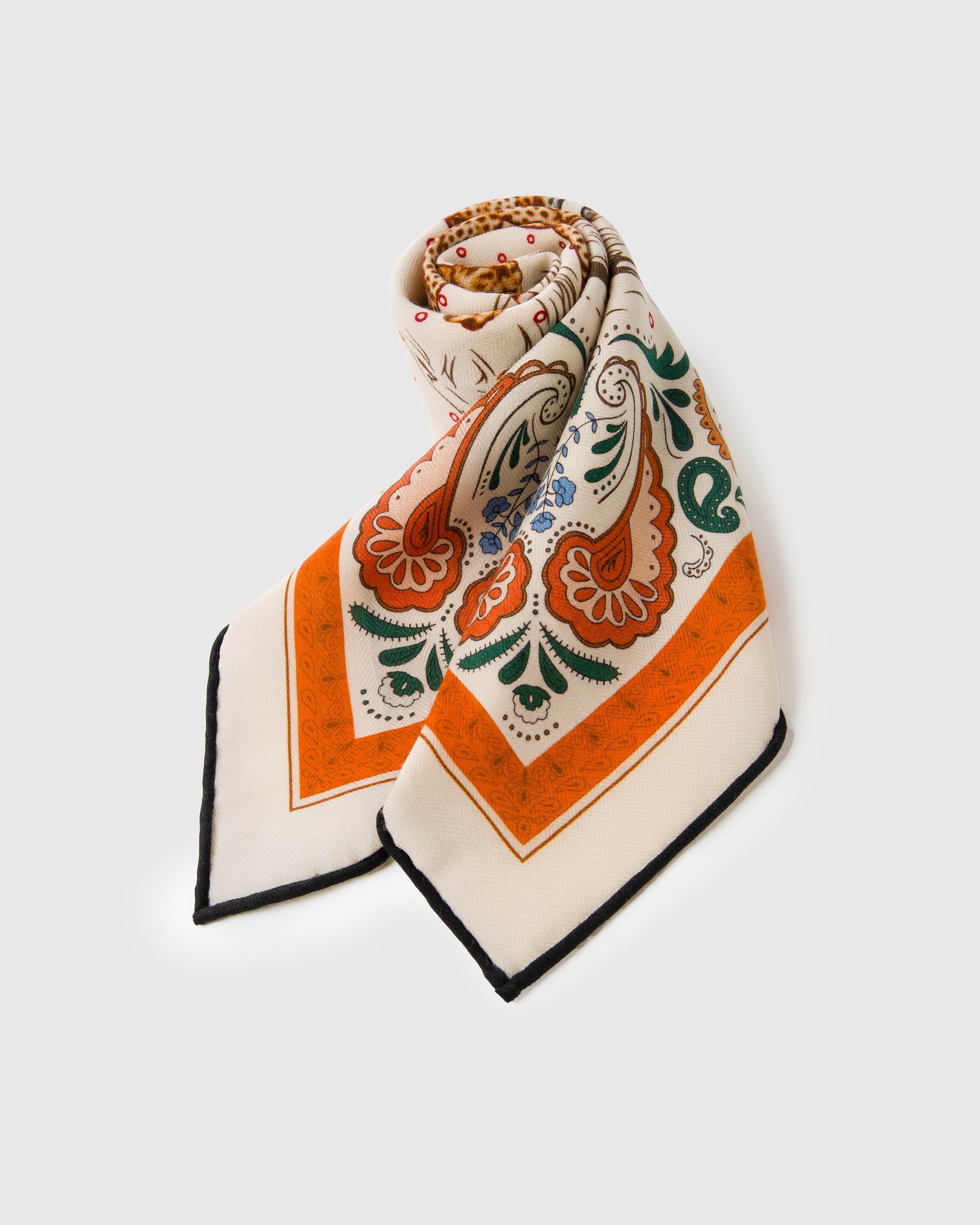 CHEETAH HUNT SILK SCARF