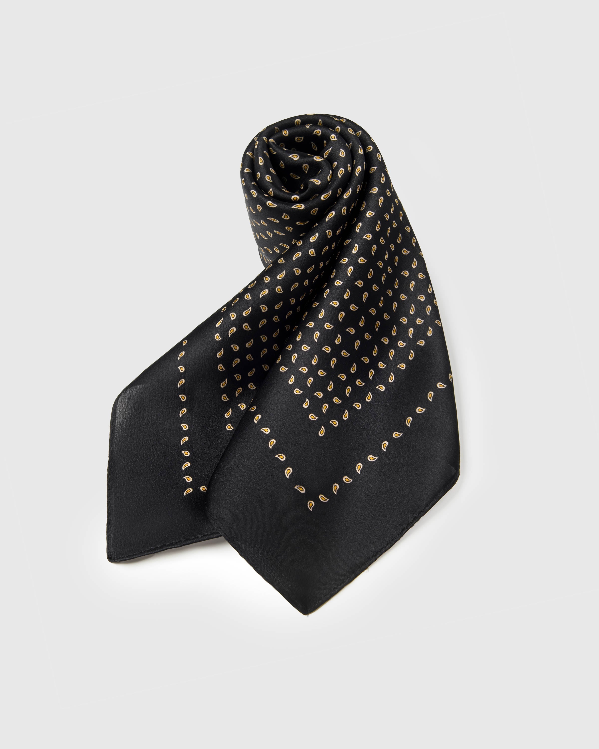 ONYX SEED SILK SCARF
