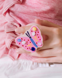 PAINTED BUTTERFLY PHONE CASE