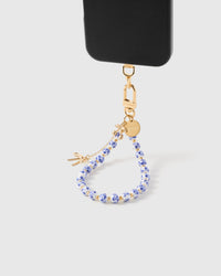 PORCELAIN BLOOM CHARM PHONE STRAP