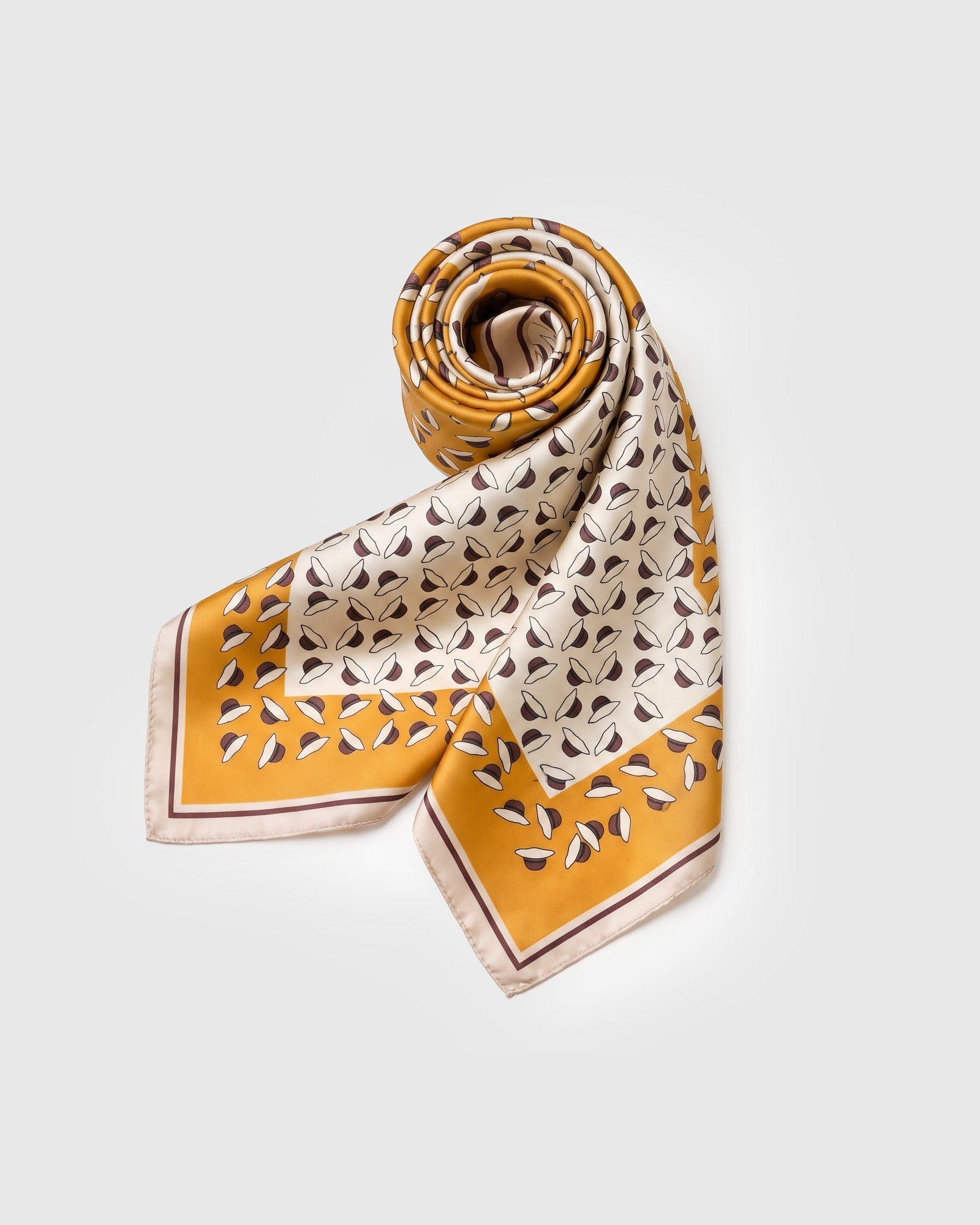 SAFFRON ORCHARD SILK SCARF