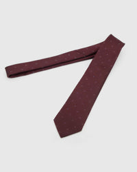 GARNET DIAMOND TIE