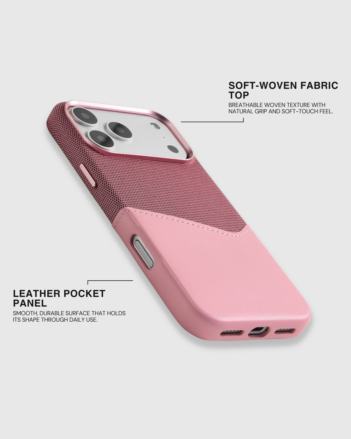 WALLET PHONE CASE — PINK