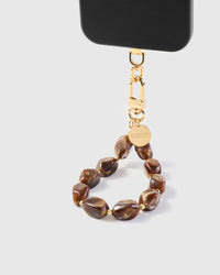 AMBER STONE PHONE STRAP