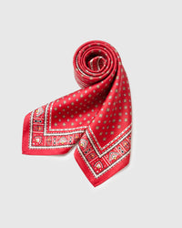 POPPY FOULARD SILK SCARF