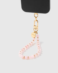 SOFT PINK PHONE STRAP