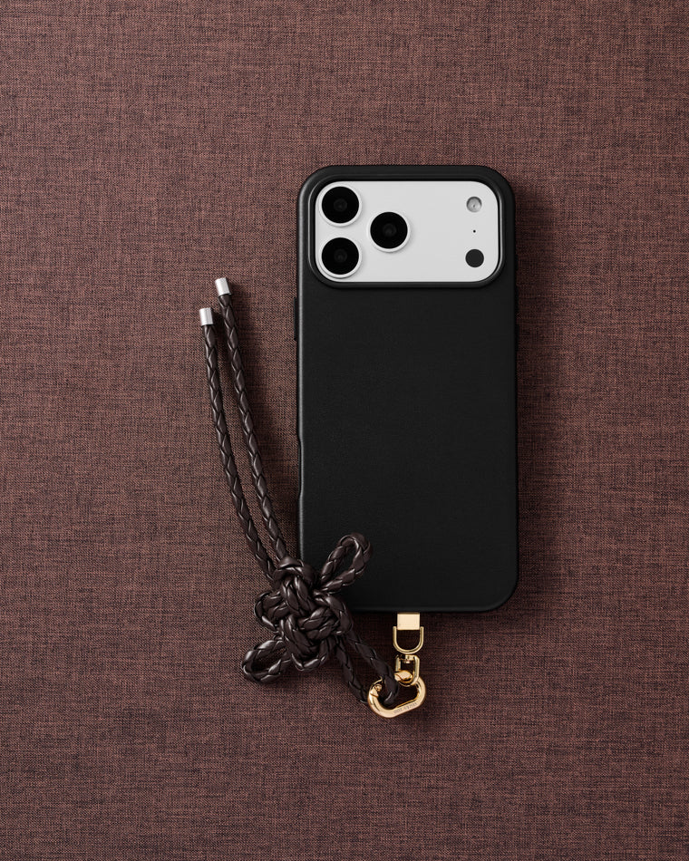 MOCHA BOW PHONE STRAP