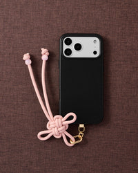 BLUSH BOW PHONE STRAP