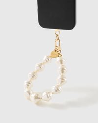 BAROQUE PEARL PHONE STRAP