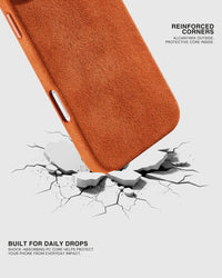 ALCANTARA PHONE CASE — EMBER