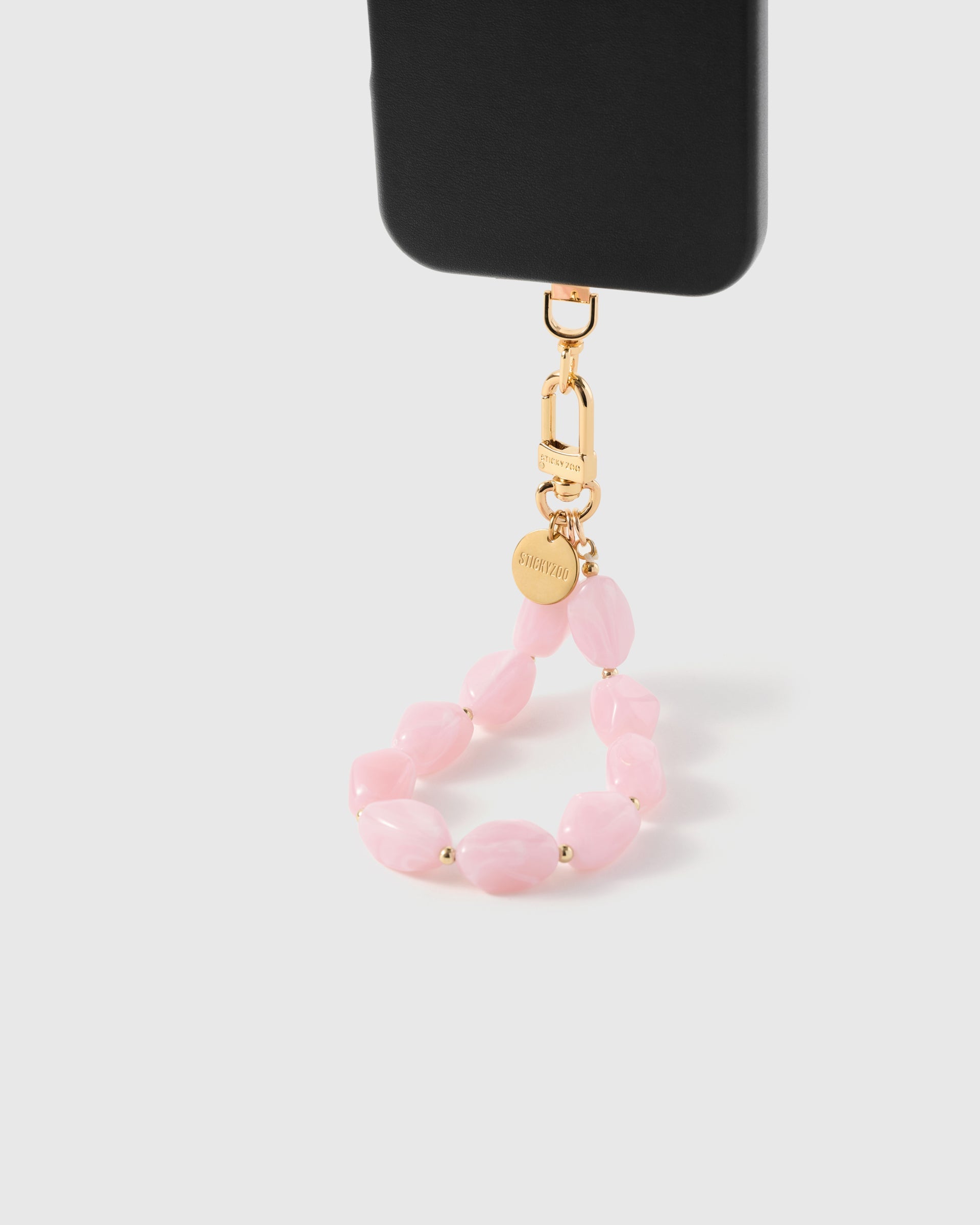 ROSE AGATE PHONE STRAP