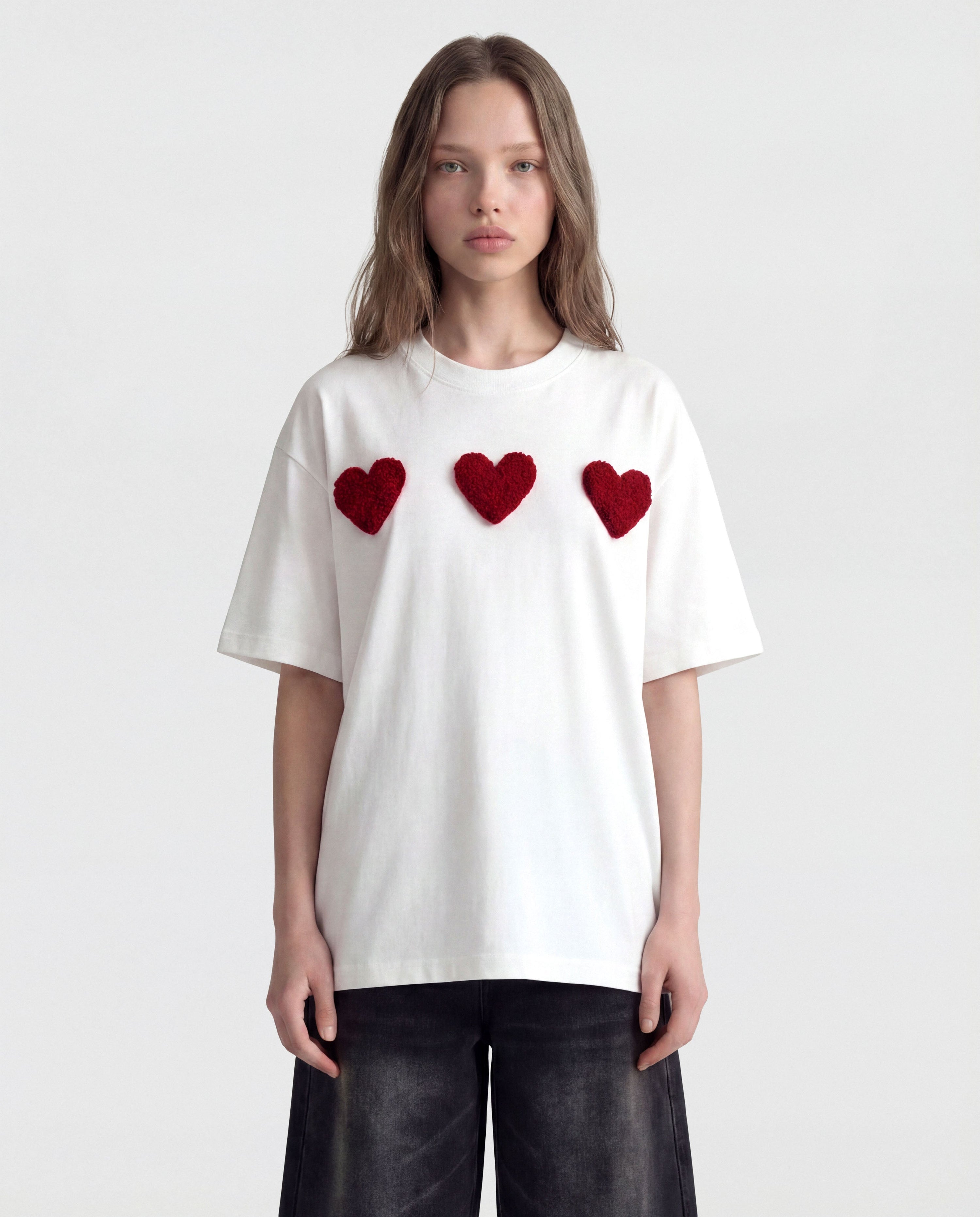TRIPLE HEART T-SHIRT