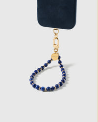 COBALT BEAD PHONE STRAP