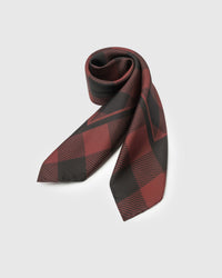 BUFFALO CHECK SILK SCARF