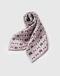 BLUSH PANDA SILK SCARF